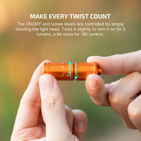 Olight i1R 2 Pro: Bright Keychain Flashlight - Olight