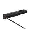 Olight Arkfeld Pro flat flashlight charging with magnetic MCC 1A cable on a white background
