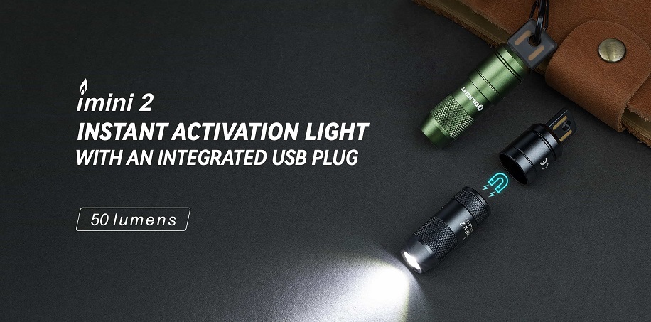 imini 2 Rechargeable Mini Flashlight