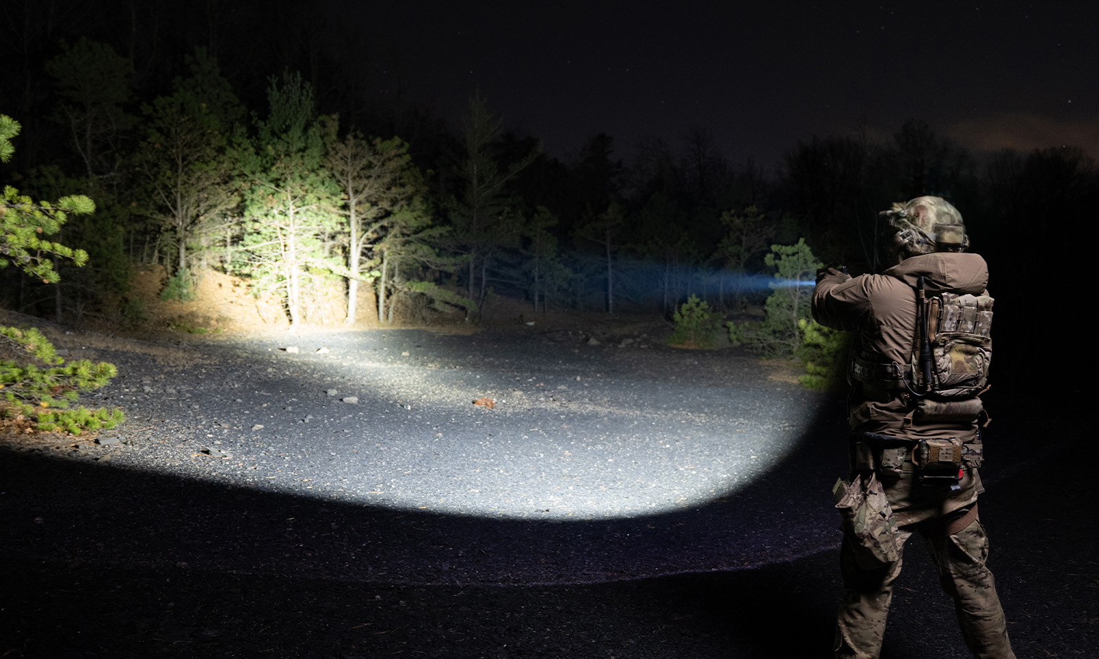 PL X Tactical Light 1200 Lumens Dual Beam Rail Mount USB C Sphere