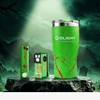 Olight Zombie Green Oclip Pro Clip-on Light and EDC Flashlight with Blood Splatter Pattern on Rock for Halloween Outdoor Use