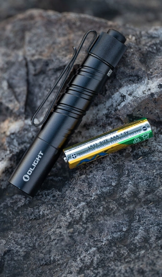 i3T 2 EOS Small EDC Flashlight 300lm Dual Fuel AAA Tail Switch
