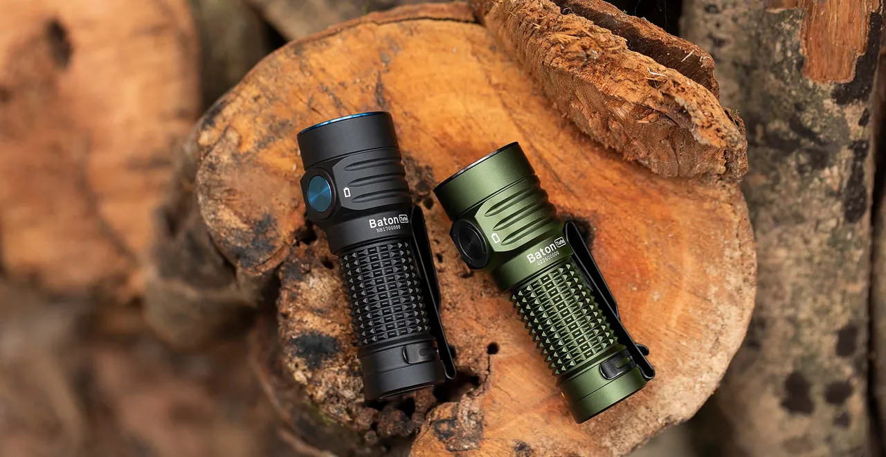 OLIGHT® Baton Turbo 1,000 Lumens Compact EDC Flashlight with