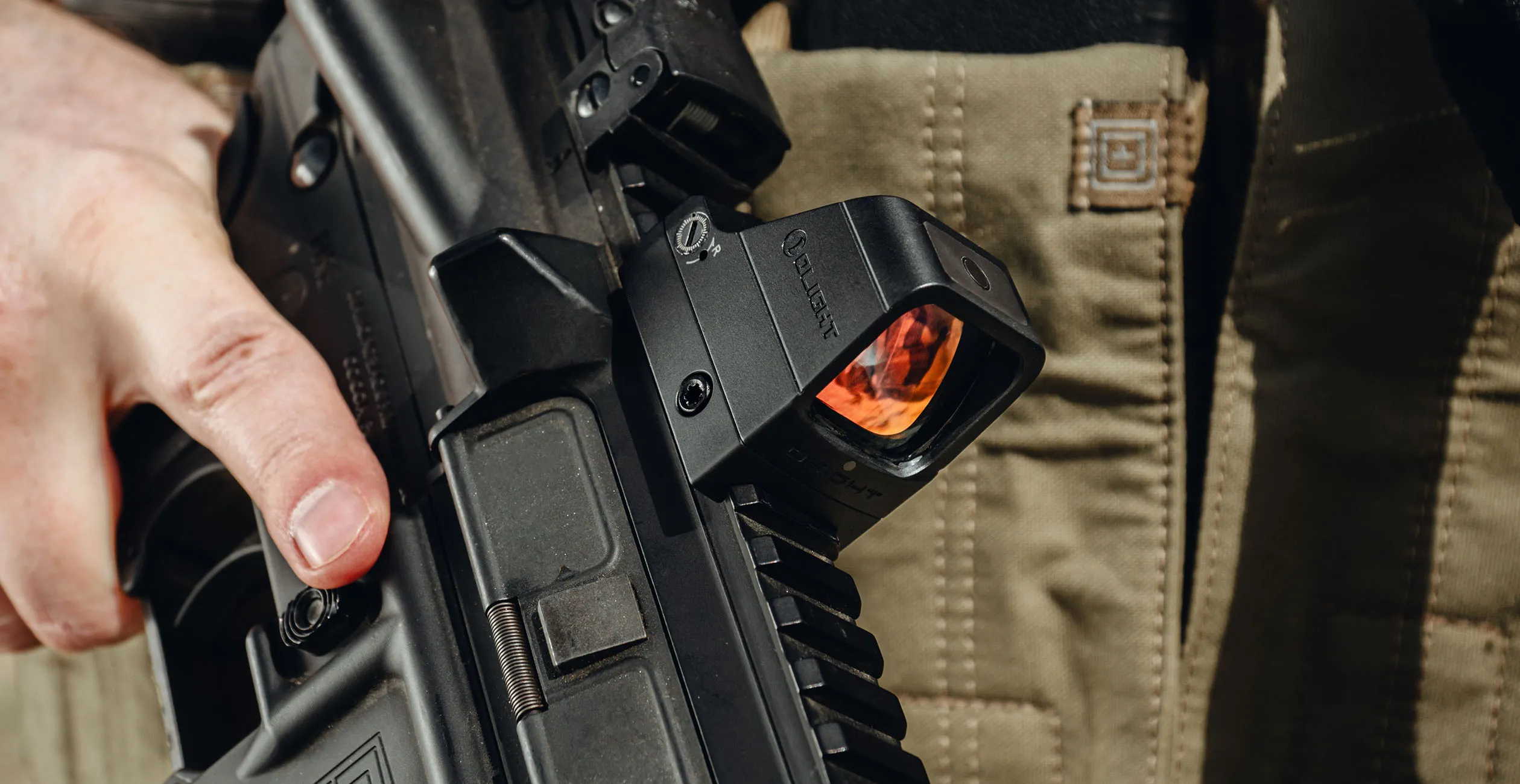Osight Red Dot Sight 3 MOA Magnetic Charging Cover Reflex Optic