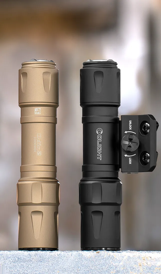 Odin S Rail Mounted Light 1500 Lumens Dual Fuel Tactical Light