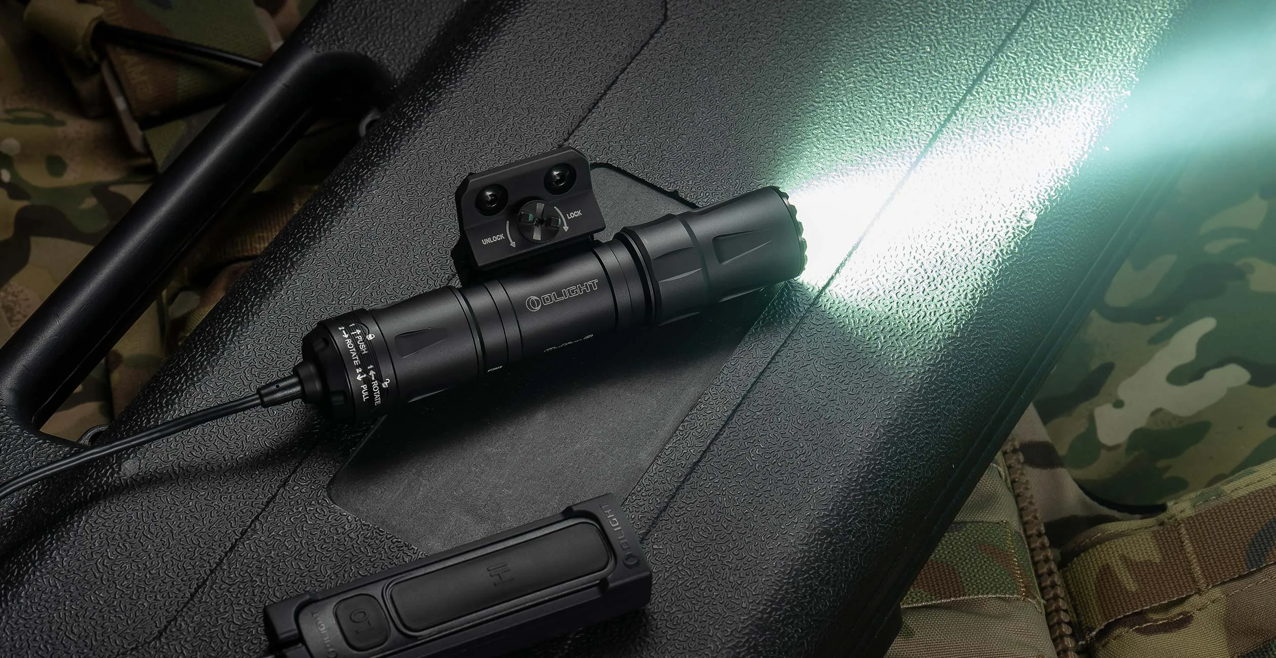 Odin S Rail Mounted Light 1500 Lumens Dual Fuel Tactical Light