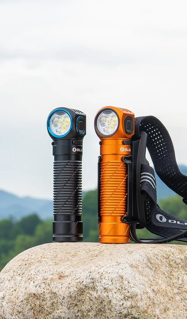 Perun 3 Headlamp: 3000 Lumens, White & Red Light Power - Olight