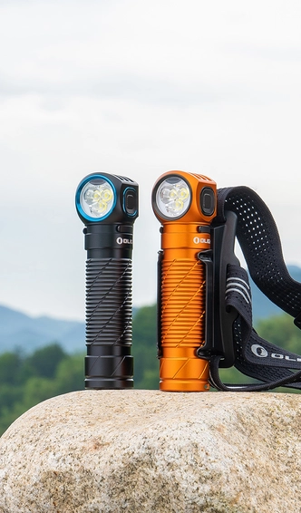 Perun 3 Headlamp: 3000 Lumens, White & Red Light Power - Olight