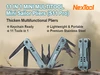NexTool 11 in 1 Mini Sailor Pliers S11 Pro multifunctional keychain multitool unfolded on wood log background
