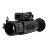 Falcon digital night vision monocular scope with integrated laser rangefinder isolated on white background