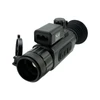 Falcon thermal imaging monocular with laser rangefinder and lens cover on white background