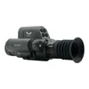 Falcon M4V2.0-225L thermal imaging monocular with rubber eyepiece and control buttons on white background