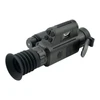 Falcon digital night vision monocular with rubber eyecup, control buttons, and lens cap isolated on white background