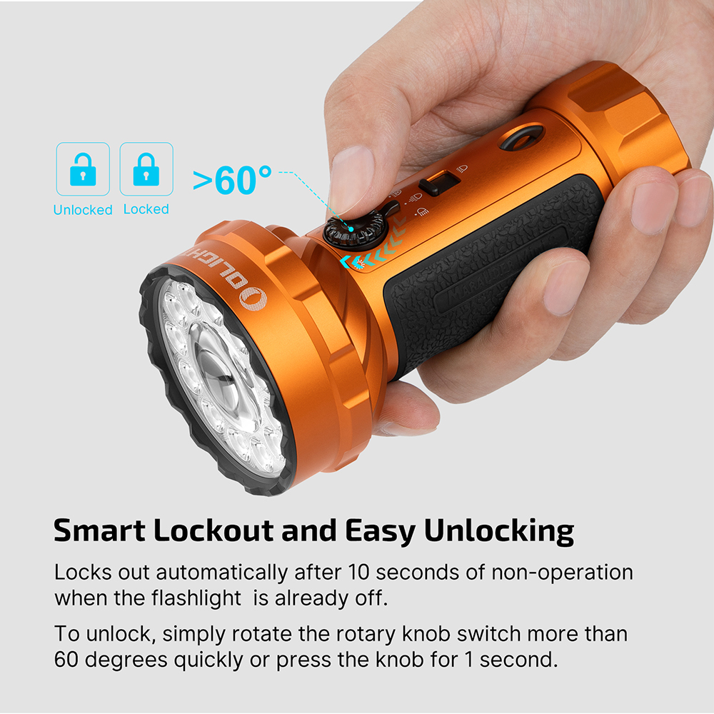 Marauder Mini 2 Compact Flashlight 10000lm Powerful Spotlight - Olight