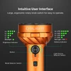 Olight Orange Marauder Mini 2 Flashlight User Interface with Brightness and Battery Indicators for Easy Operation