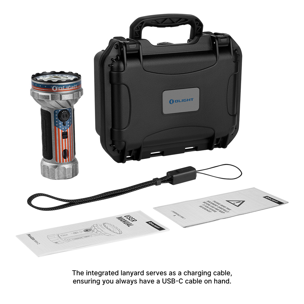 Marauder Mini 2 LED Flashlight 10000 Lumens Compact Searchlight