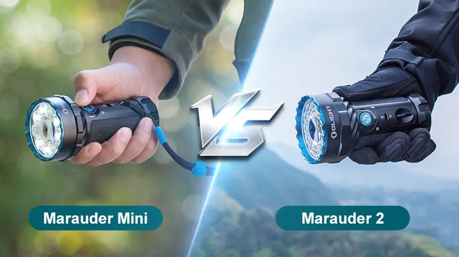 Marauder Mini VS Marauder 2, Which Powerful Flashlight Do You Like?