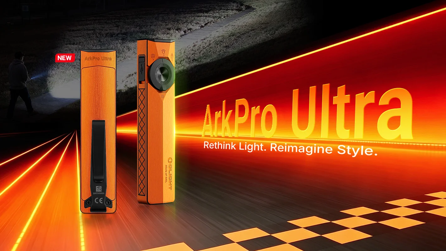 ライト・ランタン OLIGHT ArkPro Ultra Meet the Olight ArkPro Ultra Amber Orange: Specs & Features