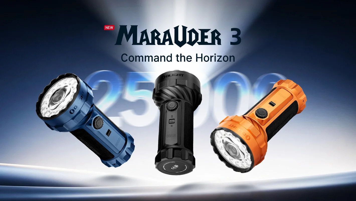 Olight Warrior Mini 2 EDC Tactical Flashlight in Lava Camouflage