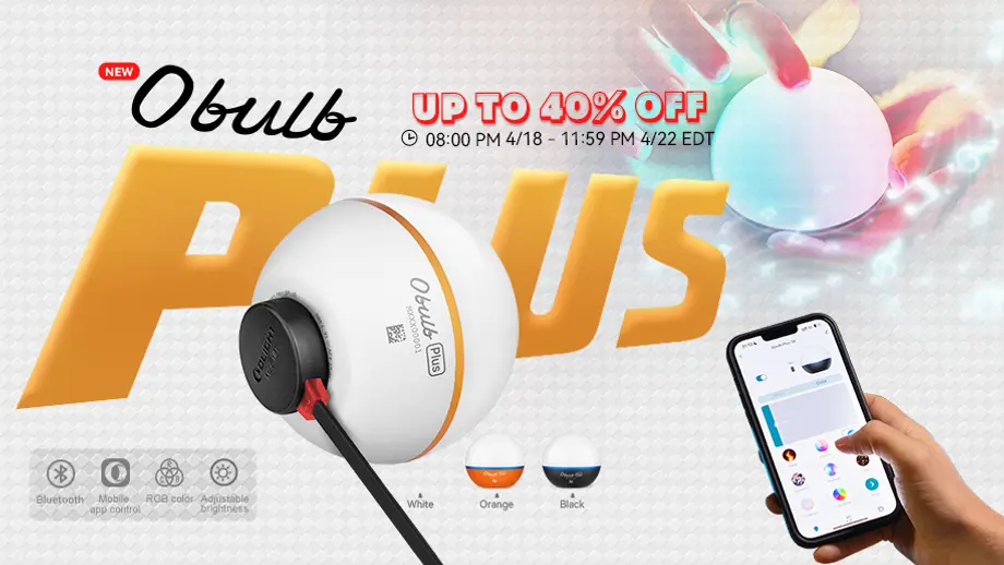 Obulb Plus ORB Ambient Light: Bigger and Brighter Possibilities