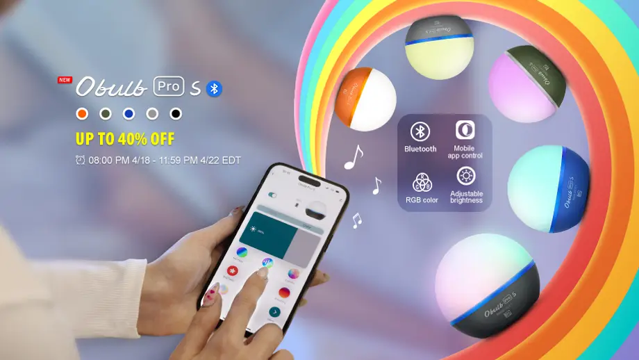 Olight Obulb Pro S Multi-color ORB Light: Smart and Colorful