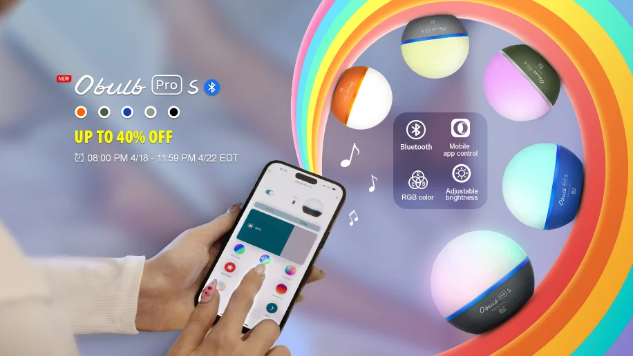 Obulb Pro S Multi-color ORB Light: Smart and Colorful [Giveaway!]