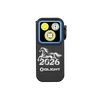 Olight Black Oclip Pro Front View with 2026 Horse Design and Triple Light Sources for Everyday Carry and Illumination