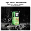 Olight Green Oclip Pro S Clip Light Waterproof on Rock with Water Splashes for Outdoor Use