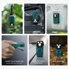 Green Olight Oclip Pro Clip-On Light showing hang, magnetic, and IPX6 waterproof features for versatile outdoor use