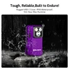 Olight Purple Oclip Pro S Right Angle View, IPX6 Waterproof, 144-Hour Max Runtime, for Outdoor and Emergency Use