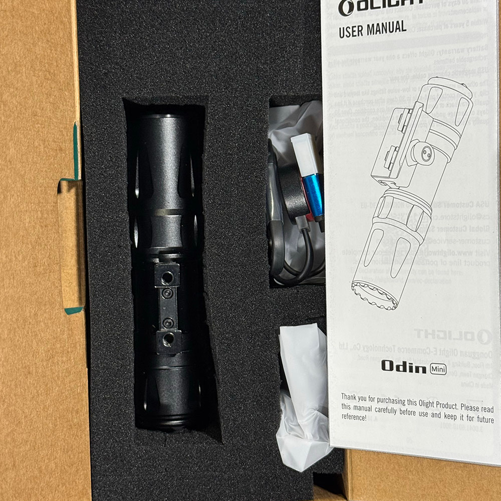 Odin Mini Tactical Flashlight Refurbished 1250 Lumens M-LOK Mount