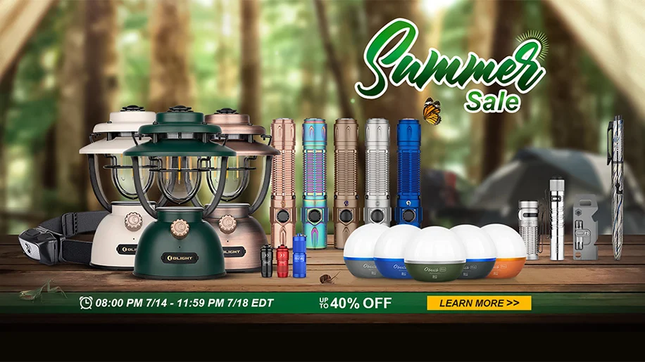 Olight 2022 Summer Sale Guide! Save your money