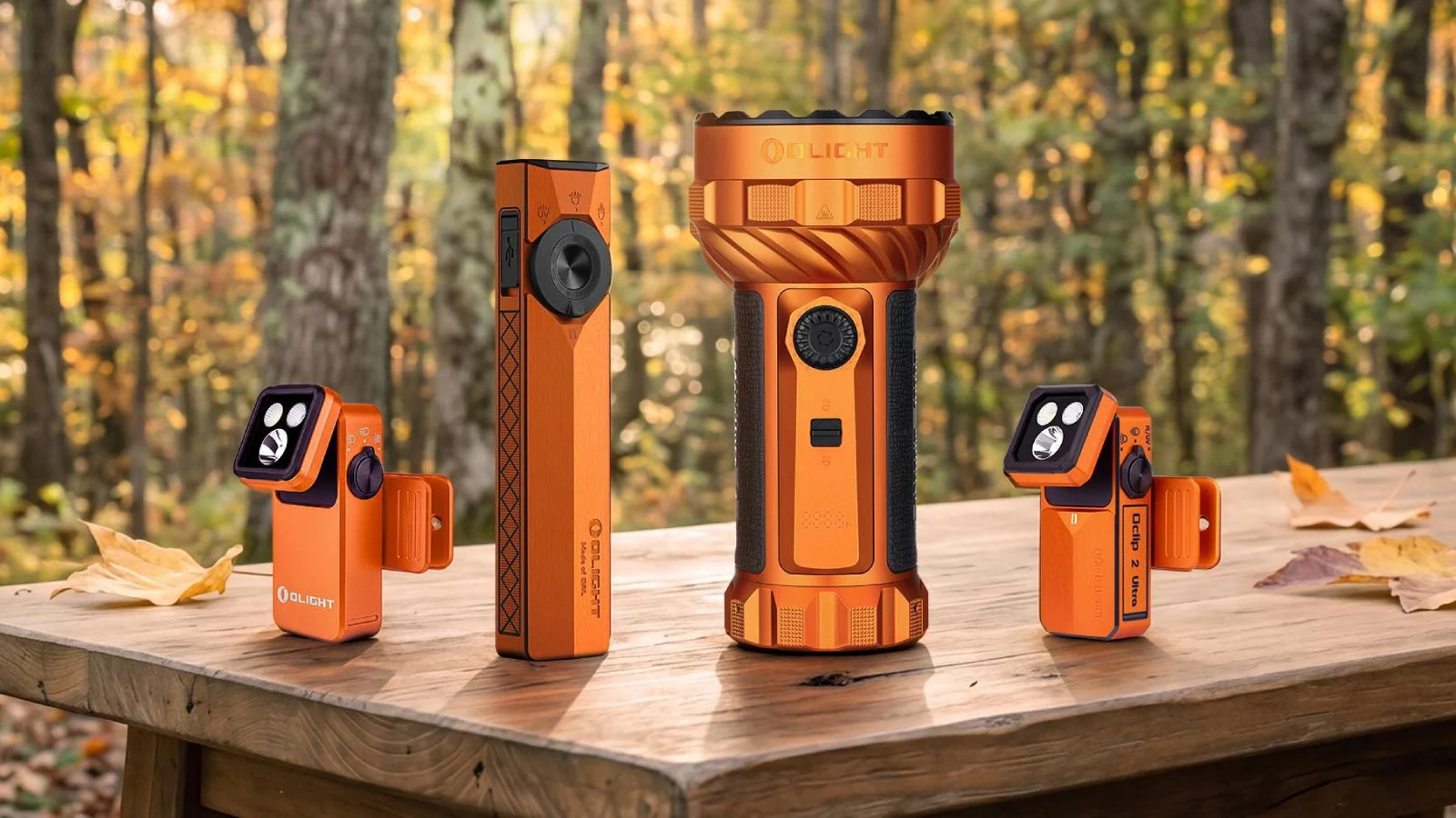 Why Orange Gear Works in Fall: Orange Flashlights and a Community Giveaway