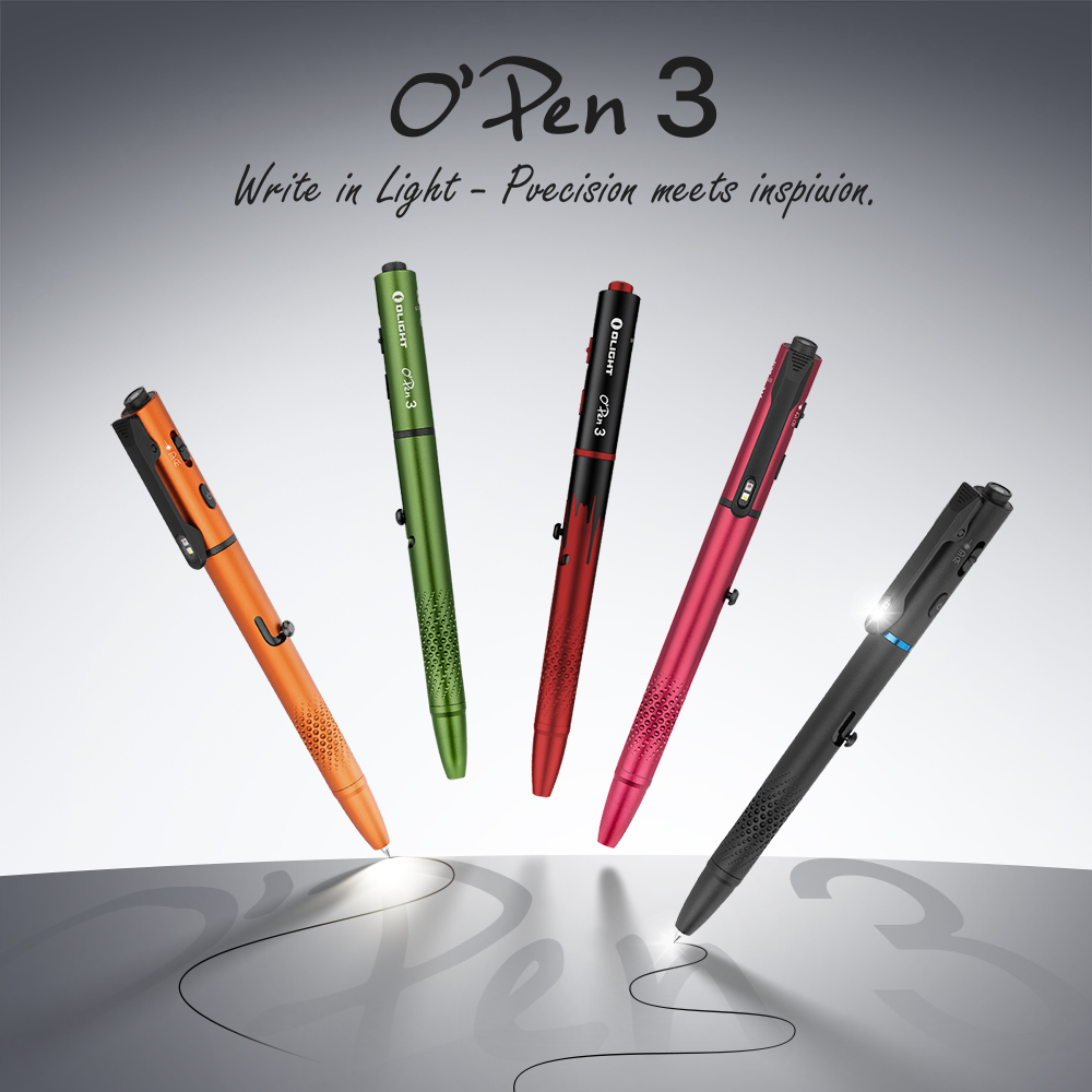 O'Pen 3 Multifunctional Penlight 120LM Green Laser - Olight