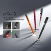 O'Pen 3 multifunctional pen with tactical flashlight, laser pointer, and red light in various colors.