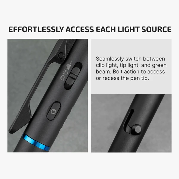 OLIGHT O Pen 3 Multifunctional Penlight 4 in 1 USB C Rechargeable