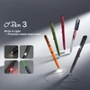 O'Pen 3 multifunctional pens: write, light, laser pointer, and American flag design.