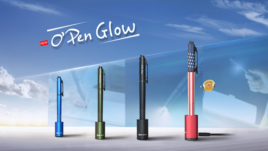 オーライト　O'Pen Glow  ブルー Olight O'pen Glow Rechargeable Penlight (Blue) OPEN GLOW (BLUE)
