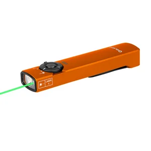 Olight Orange Arkfeld Flat EDC Flashlight and Green Laser Pointer for Presentations and Everyday Carry