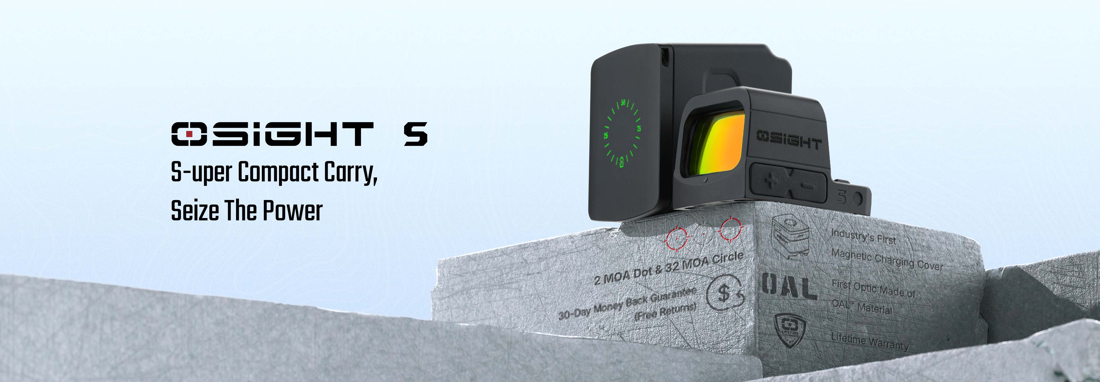 OSight S 2 MOA with Magnetic Charging Cover