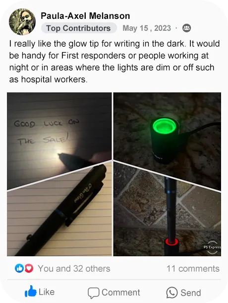O Pen Glow Rechargeable Penlight 4-in-1 LED Laser Writing Pen - Olight