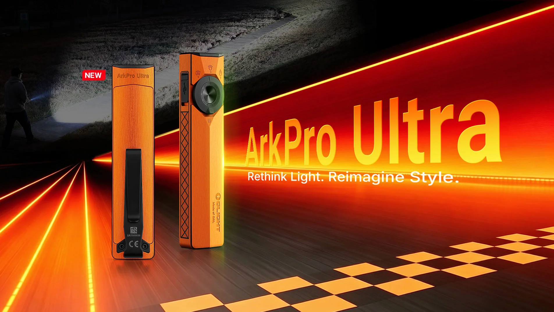 Strong Is No Longer Silent: Olight Unveils ArkPro Ultra In Amber Orange