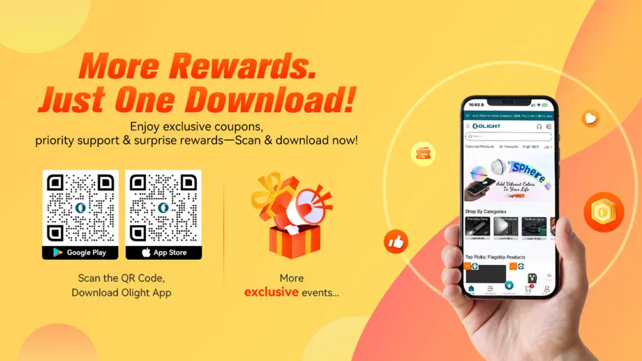 Download Olight App, You Can Do More Amazing Things!