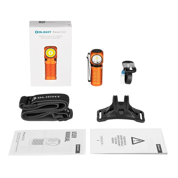 ライト・ランタン Olight Perun 2 mini (+ Olink) Perun 2 Mini LED Rechargeable Headlamp - Olight