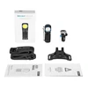 Olight Perun 2 Mini right-angle flashlight package contents including headband, charging cable, mount, and user manual
