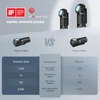 Olight Black Perun 3 Mini and Perun 2 Mini flashlights comparison on award-winning design and specifications.