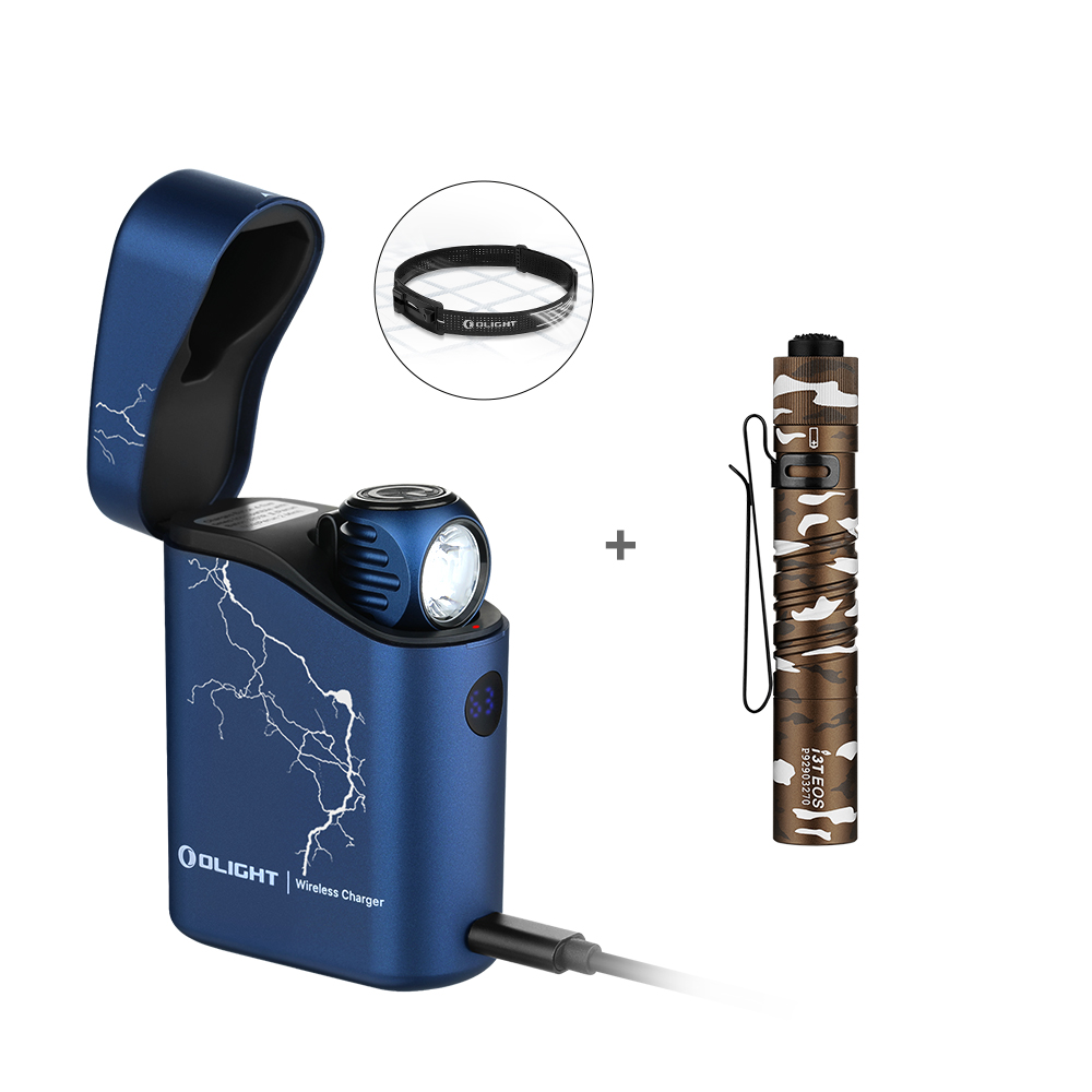 Perun 3 Mini headlamp flashlight red white light dual use bundle