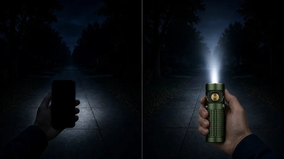 Phone Flashlight vs Real Flashlight: 8 Things Your Phone Cannot Do