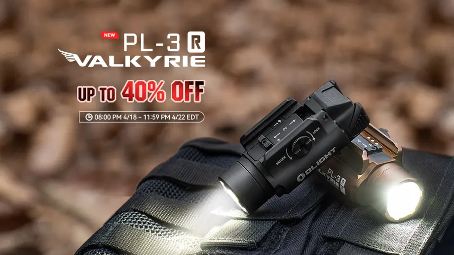 Olight PL-3R Valkyrie Rail Mounted Light Product Review