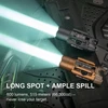 Olight Black and Tan PL TURBO Weapon Light with Long Spot and Ample Spill, 800 Lumens, for Tactical Use